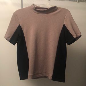 Zara Tan and black top